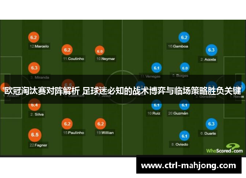 欧冠淘汰赛对阵解析 足球迷必知的战术博弈与临场策略胜负关键